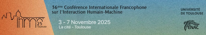 Bannière du site officiel de la conférence IHM’25, maintenu par l’AFIHM